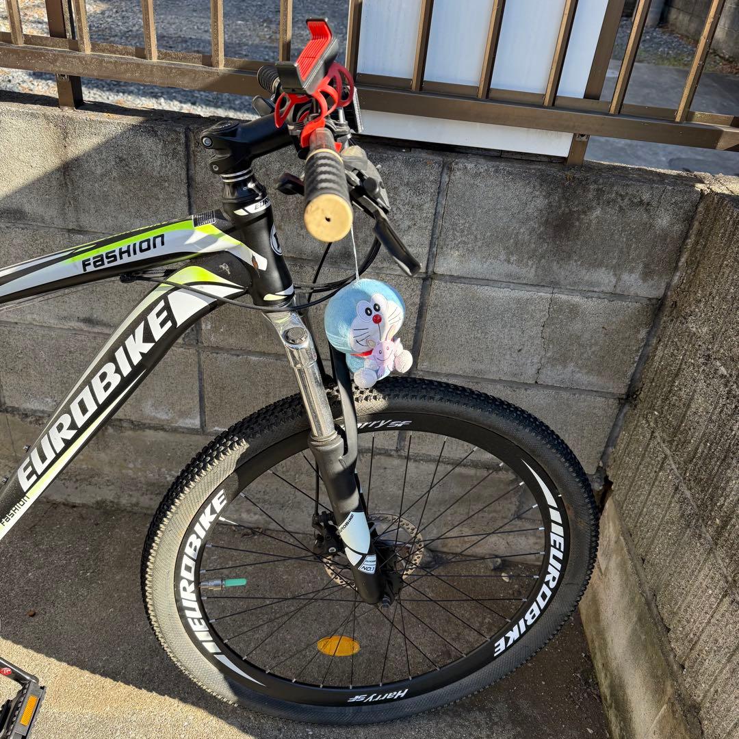 【引取/関東配送可】EUROBIKEマウンテンバイク 27.5インチ 21段変速