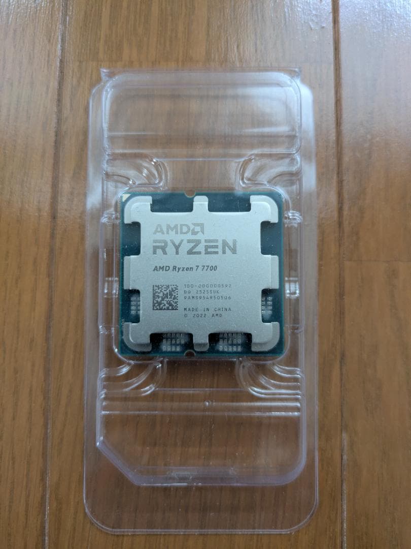 AMD Ryzen 7 7700 CPU　未使用品