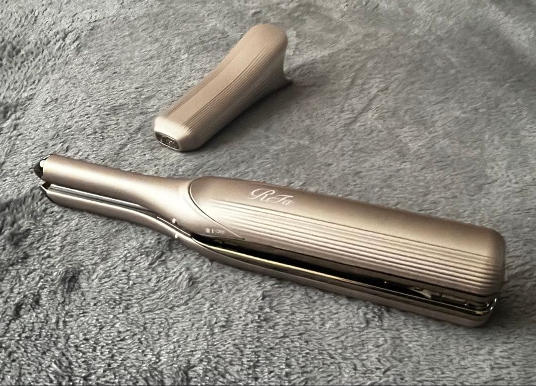 【美品】ReFaフィンガーアイロン ST6 シャンパンゴールド オマケ付き