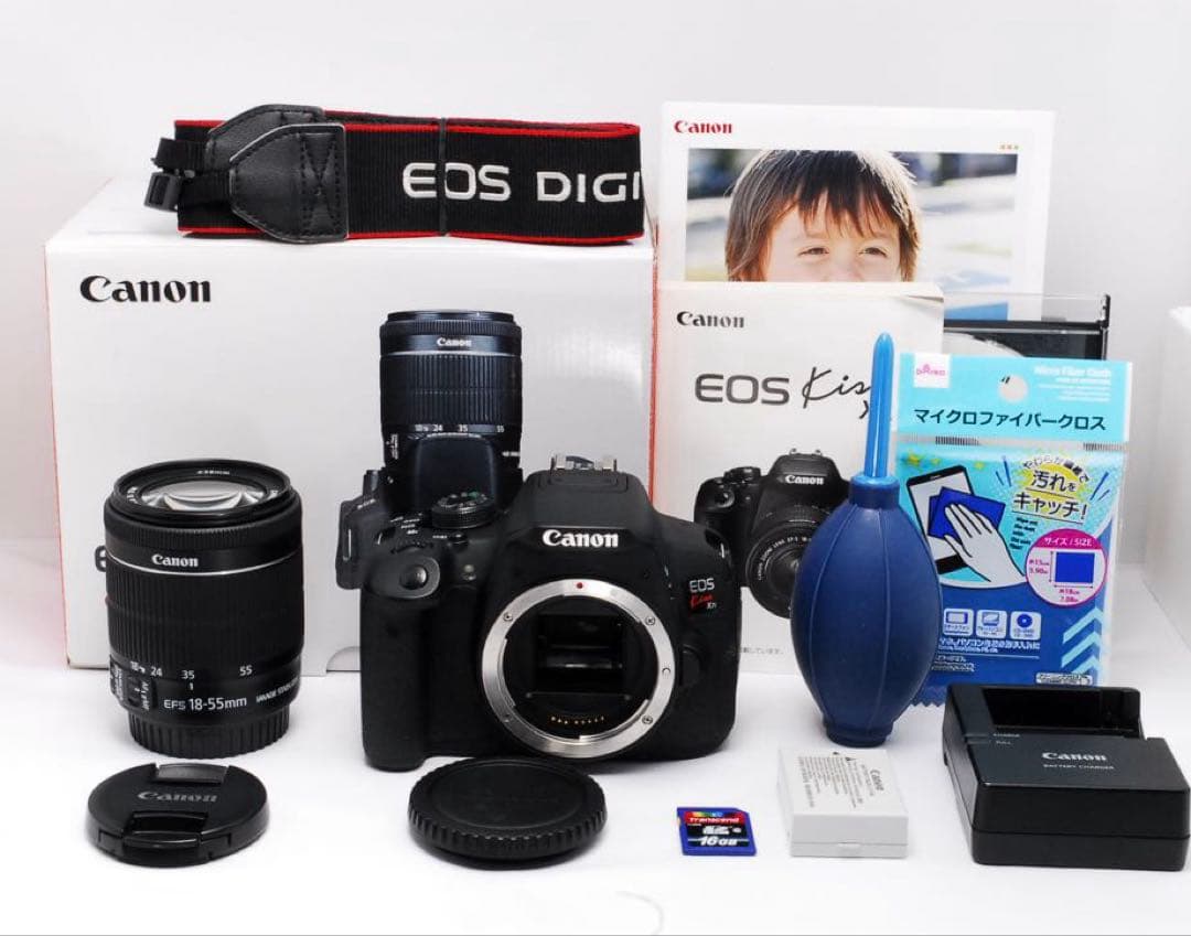元箱あり❤️Canon kiss X7i❤️自撮りも楽々✨一眼レフカメラ