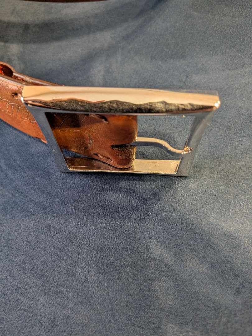 P*V様 ベルルッティ　ベルト　カリグラフィー　レザー　　メンズ　サイズ75