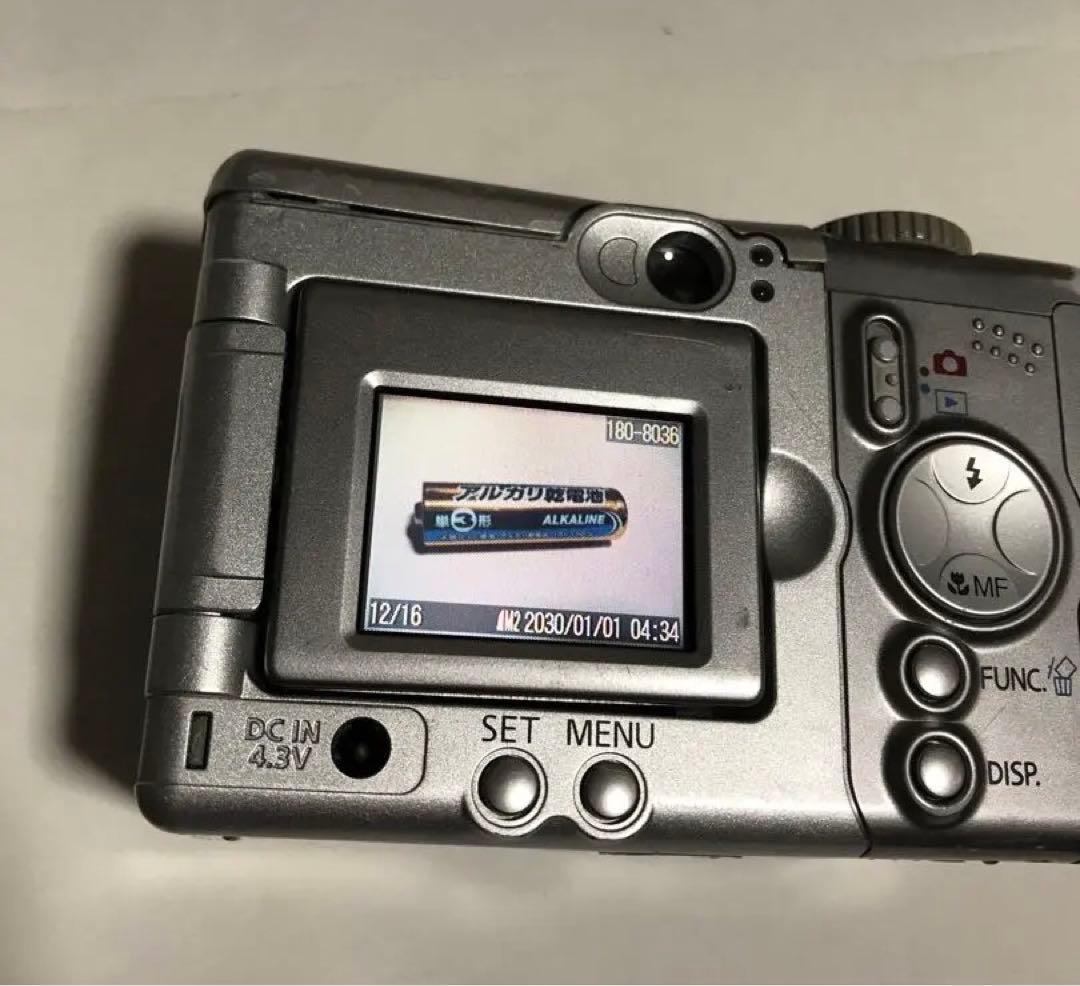 【完動品・電池付】Canon PowerShot A80 デジタルカメラ