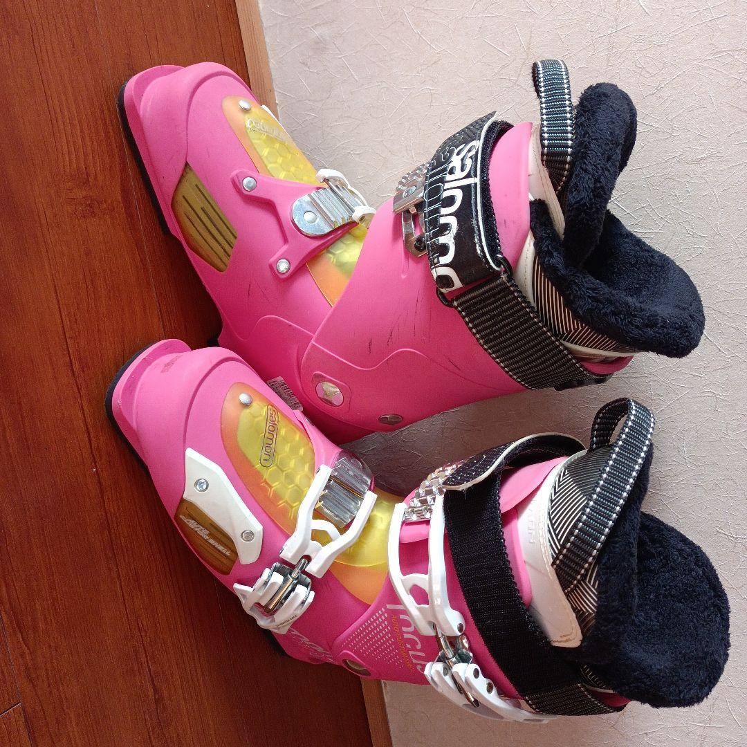 Salomon 女性用スキーブーツ 24.5cm ピンク