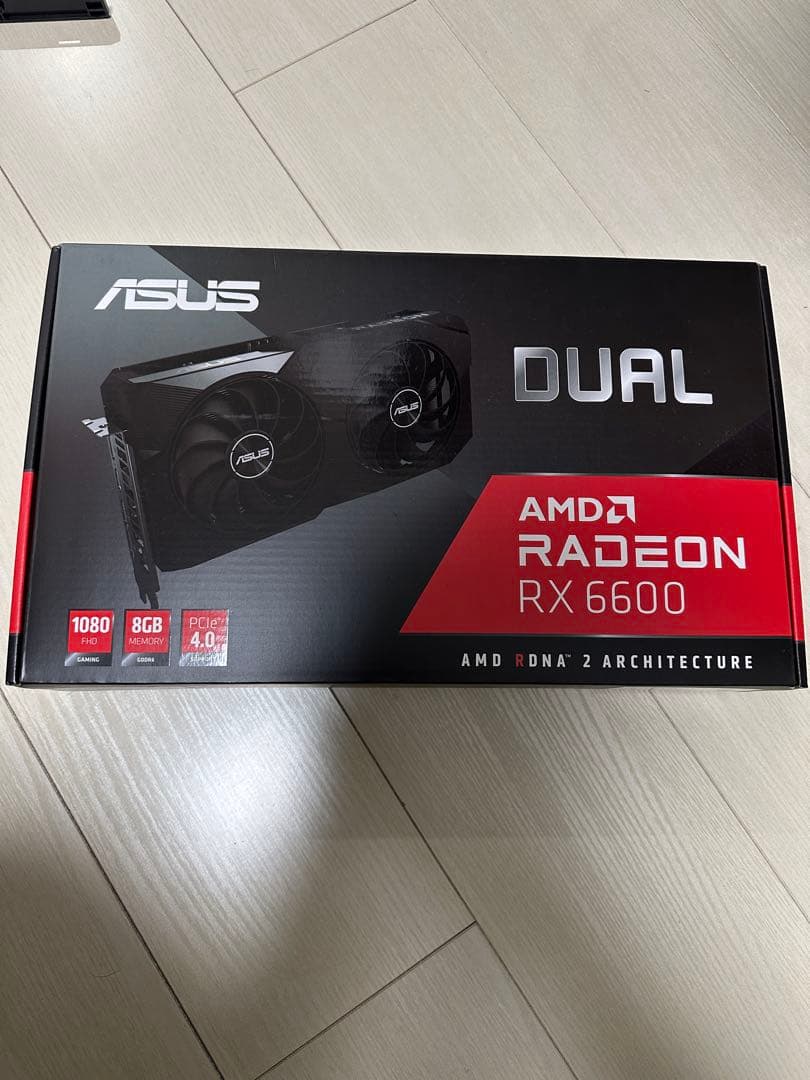 ASUS Radeon RX 6600 8GB グラフィックボード
