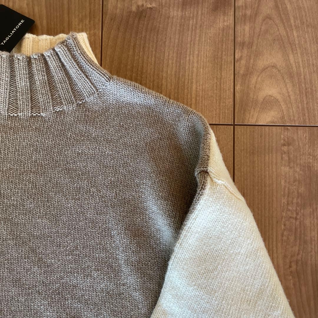 【新品未使用】TAGLIATORE タリアトーレ ニット モックネック 46
