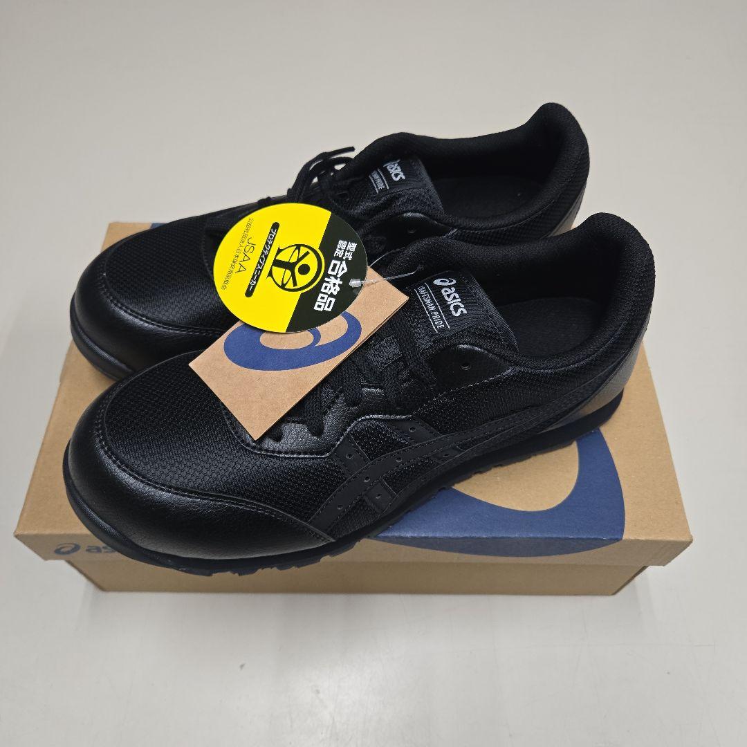 新品未使用asics 安全靴 黒メンズ ウィンジョブ CP201