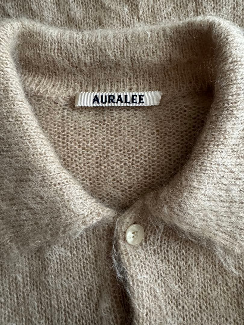 【美品】AURALEE BRUSHED SUPER KID MOHAIR