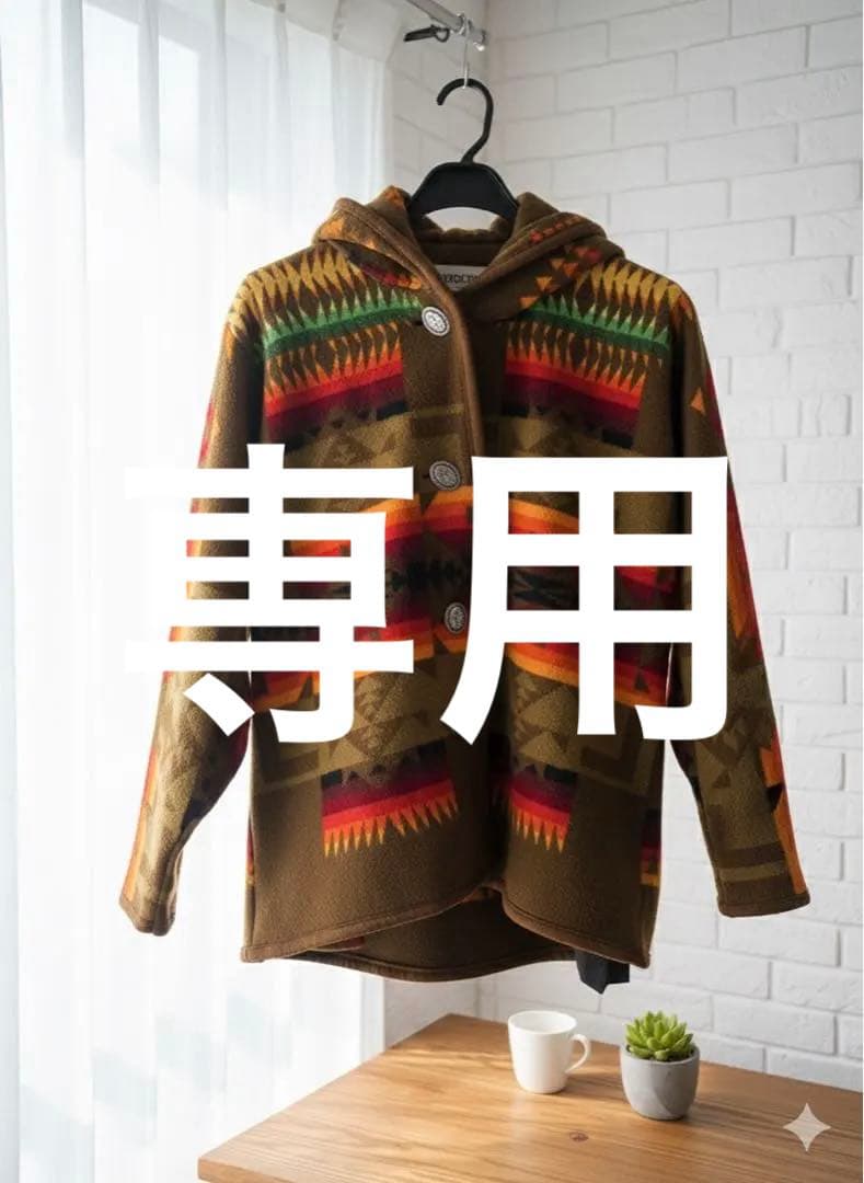 USA製 Silverado ネイティブ柄 ブランケットジャケット M 希少