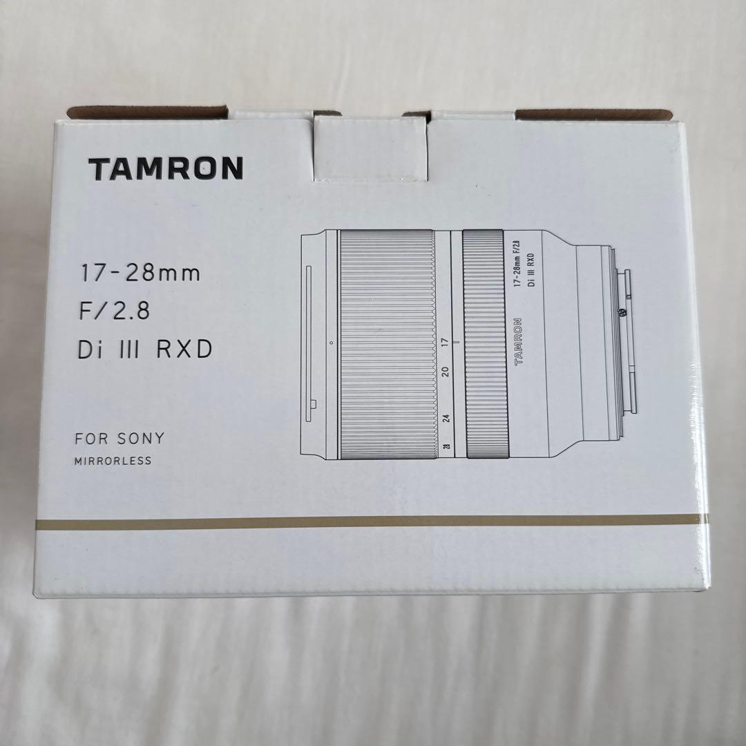 【美品】Tamron 17-28mm F/2.8 Di Ⅲ RXD SONY