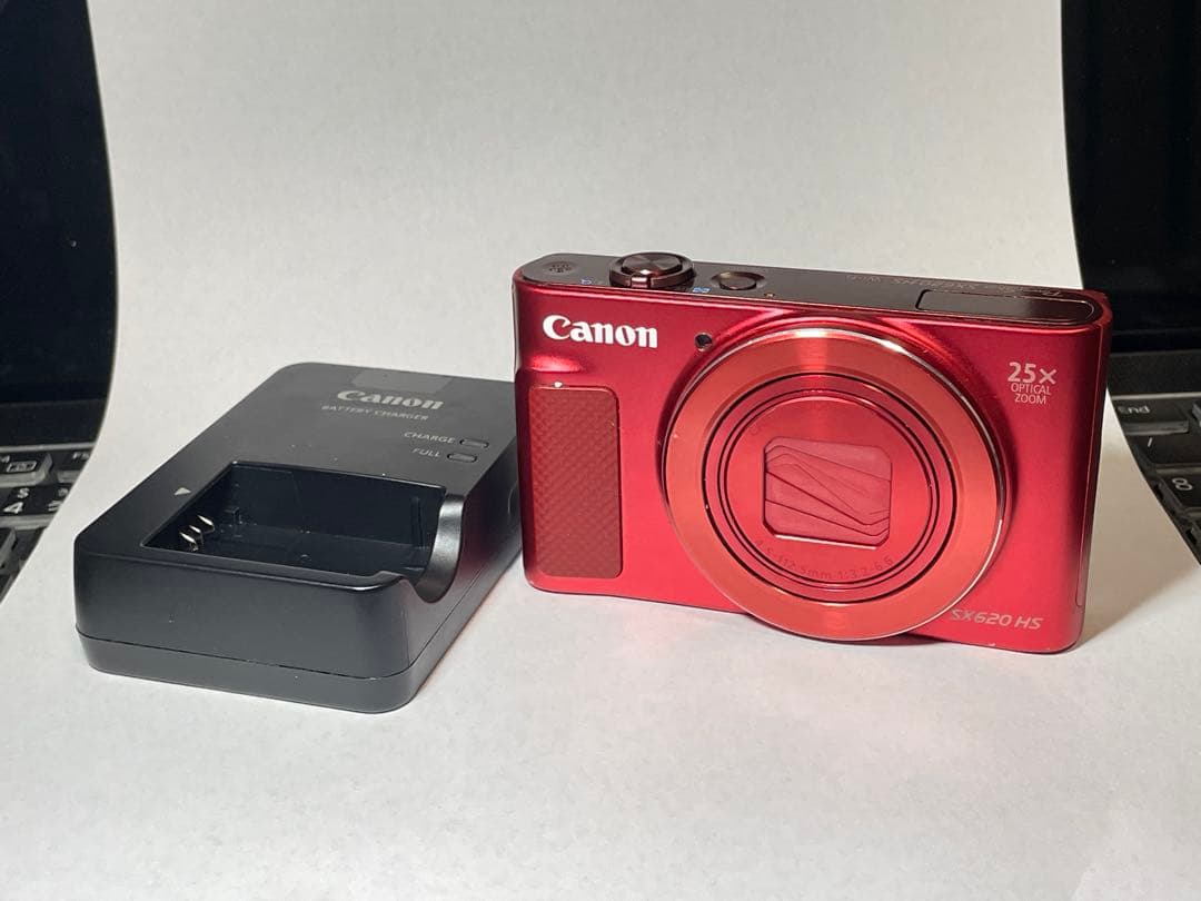 キャノン PowerShot SX620HS レッド Wi-Fi機能