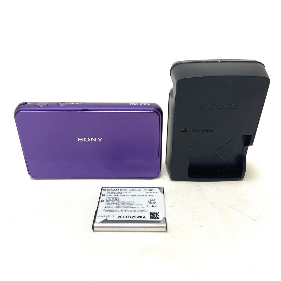 SONY Cyber-shot DSC-T99 パープル 14.1 メガピクセル