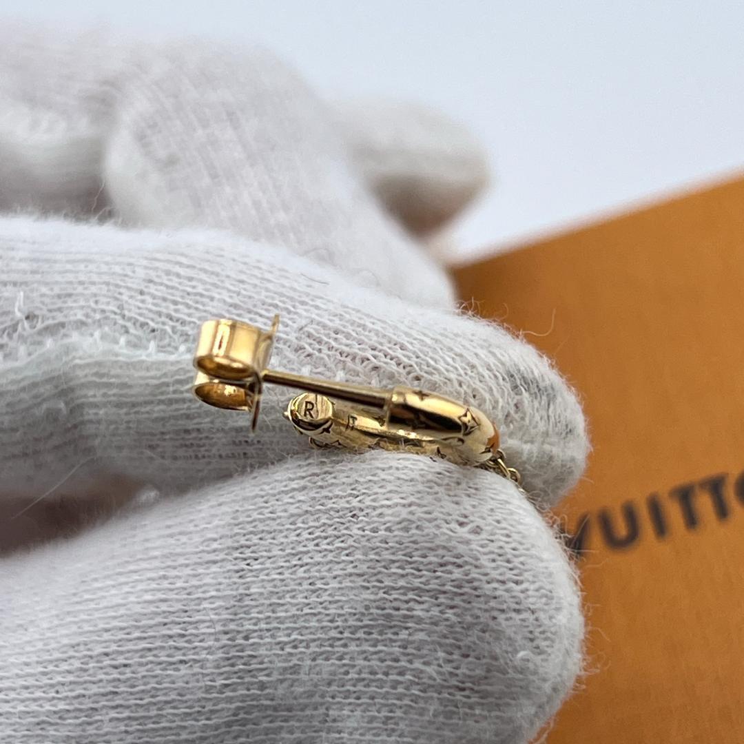【極美品】ルイヴィトン ブックルドレイユ ミニフープ ナノグラム