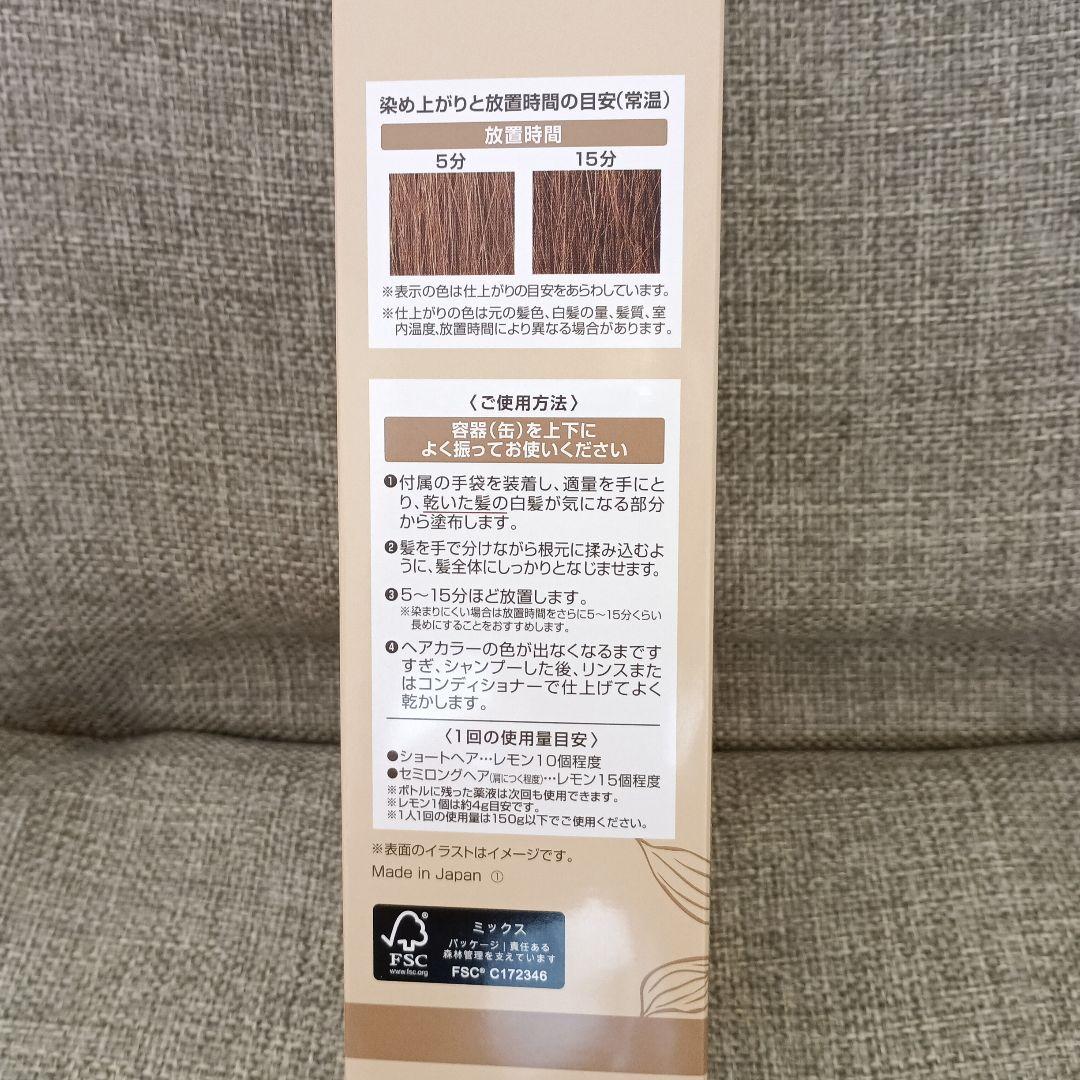 ヘアボーテ　エクラ　ボタニカル　　　エアカラーフォーム　up ライトブラウン