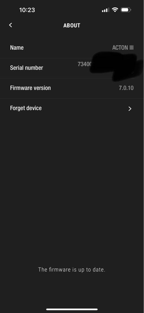【ほぼ新品・未使用】Marshall スピーカー ACTON III マーシャル