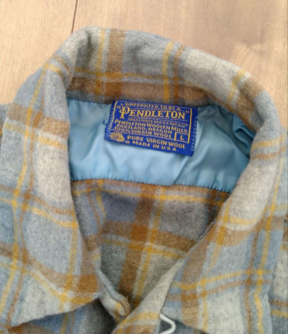 70s pendleton ペンドルトン ボードシャツ オープンカラーシャツ