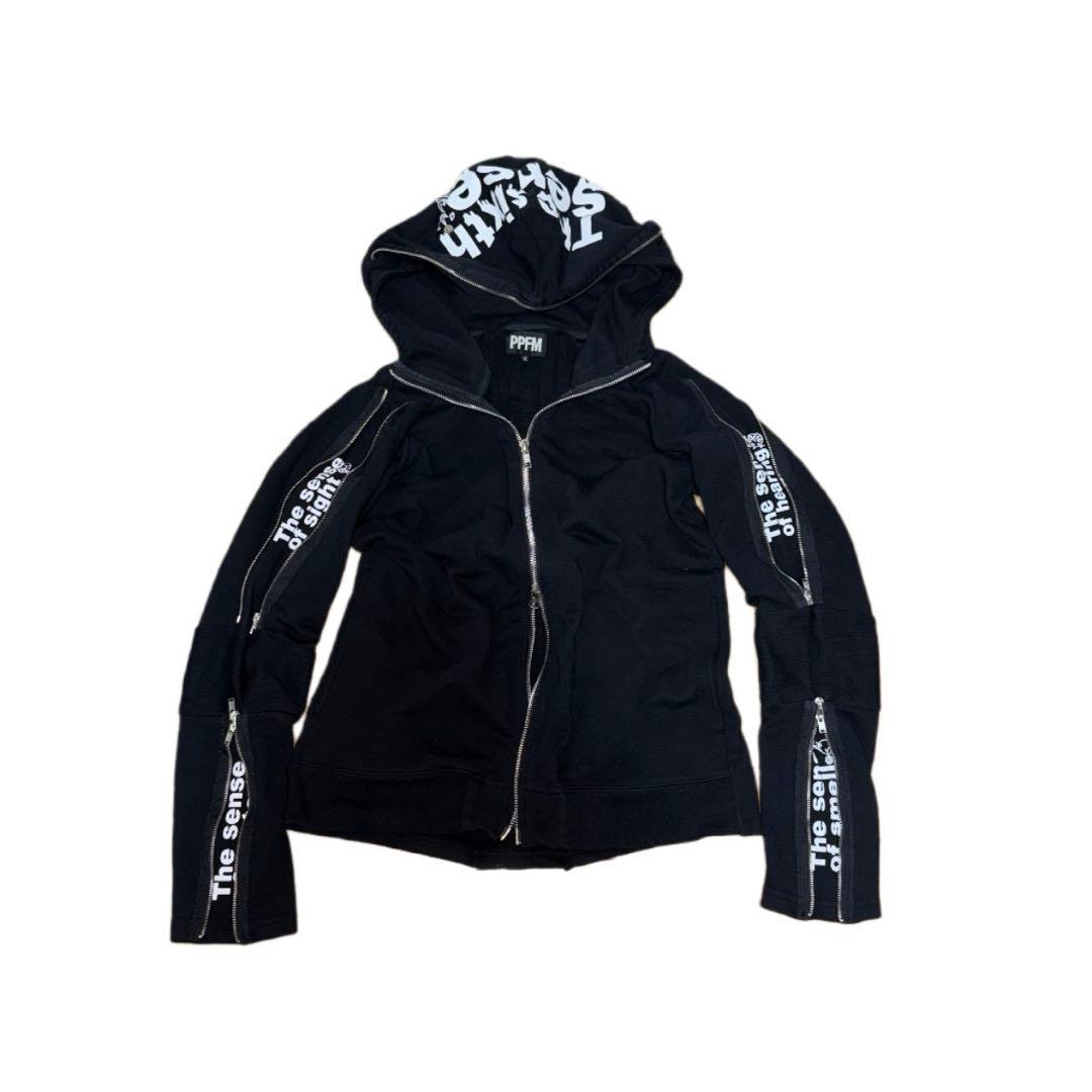 00s y2k ppfm ギミック ジップ パーカー archive