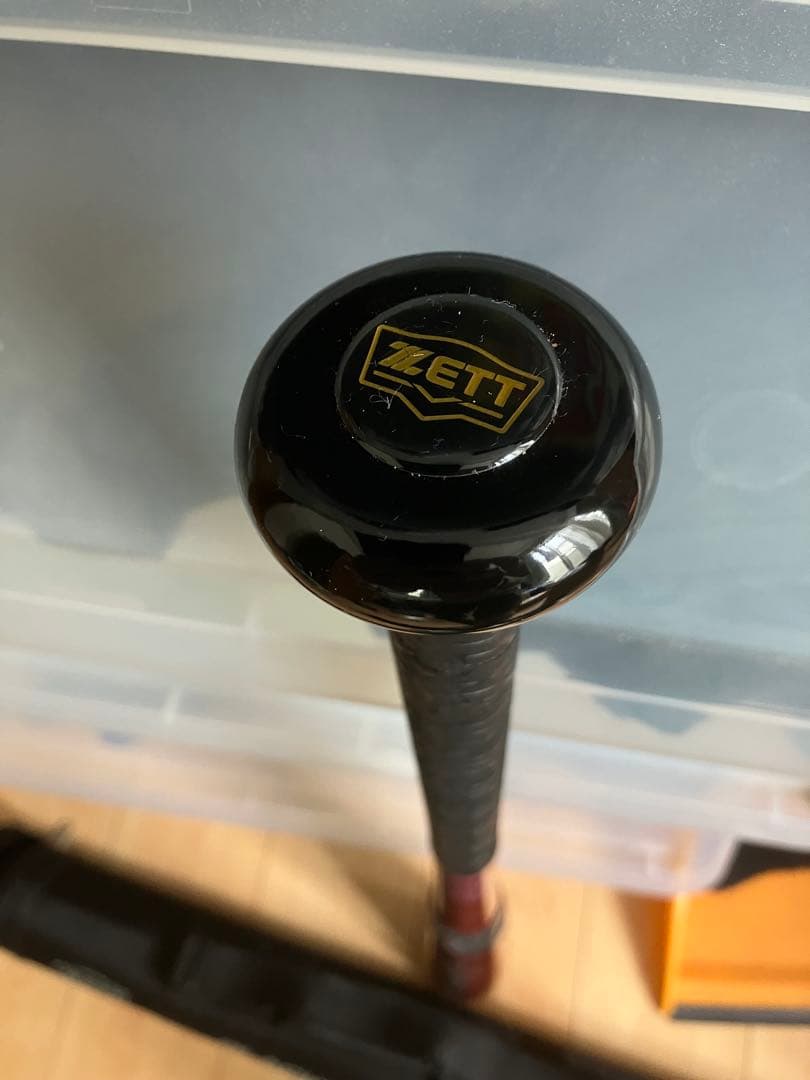 ゼット　ブラックキャノンＭＡＸ　軟式バット84cm 770g 美品　希少レッド