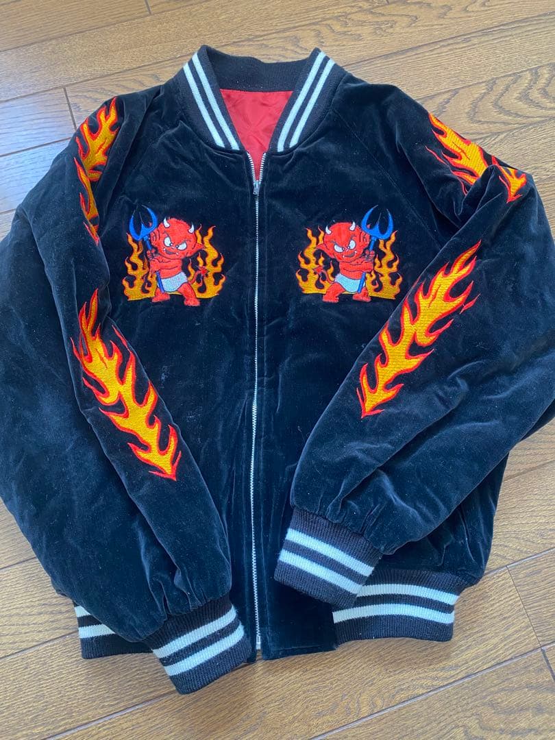 スカジャン 別珍 デビル