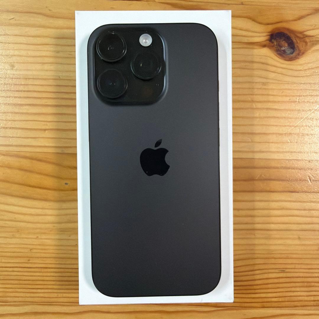【美品】iPhone 16 Pro 256GB（ブラックチタニウム）SIMフリー