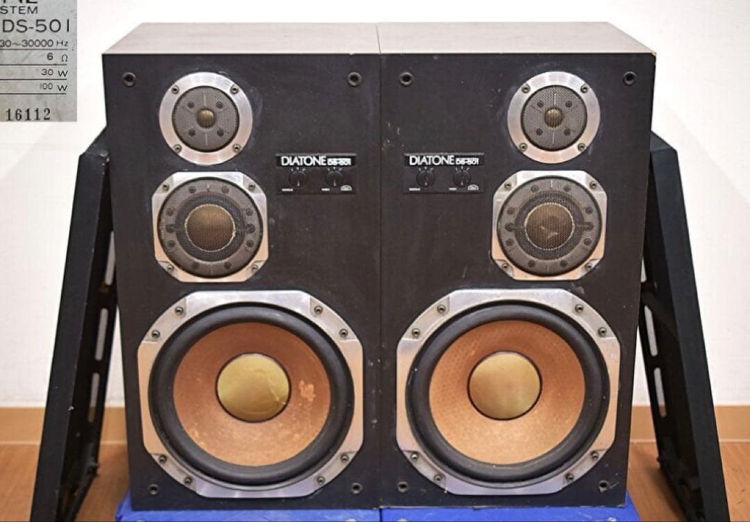DIATONE DS-501 スピーカー ペア 音出し確認済 オーディオ機器