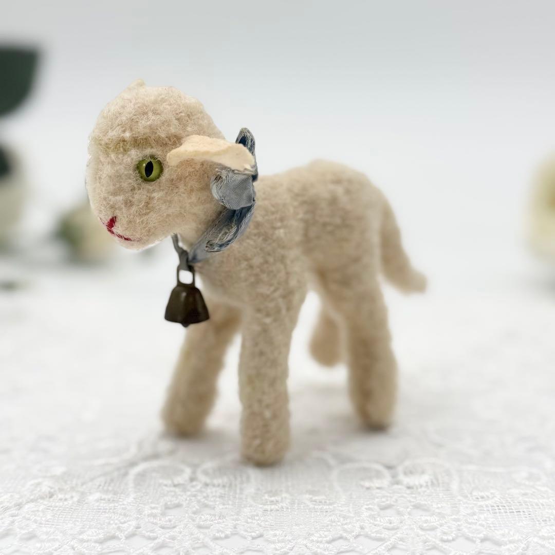 シュタイフ★Lamby 10cm★最小サイズ/ヒツジのランビー/ひつじ/羊/ラム