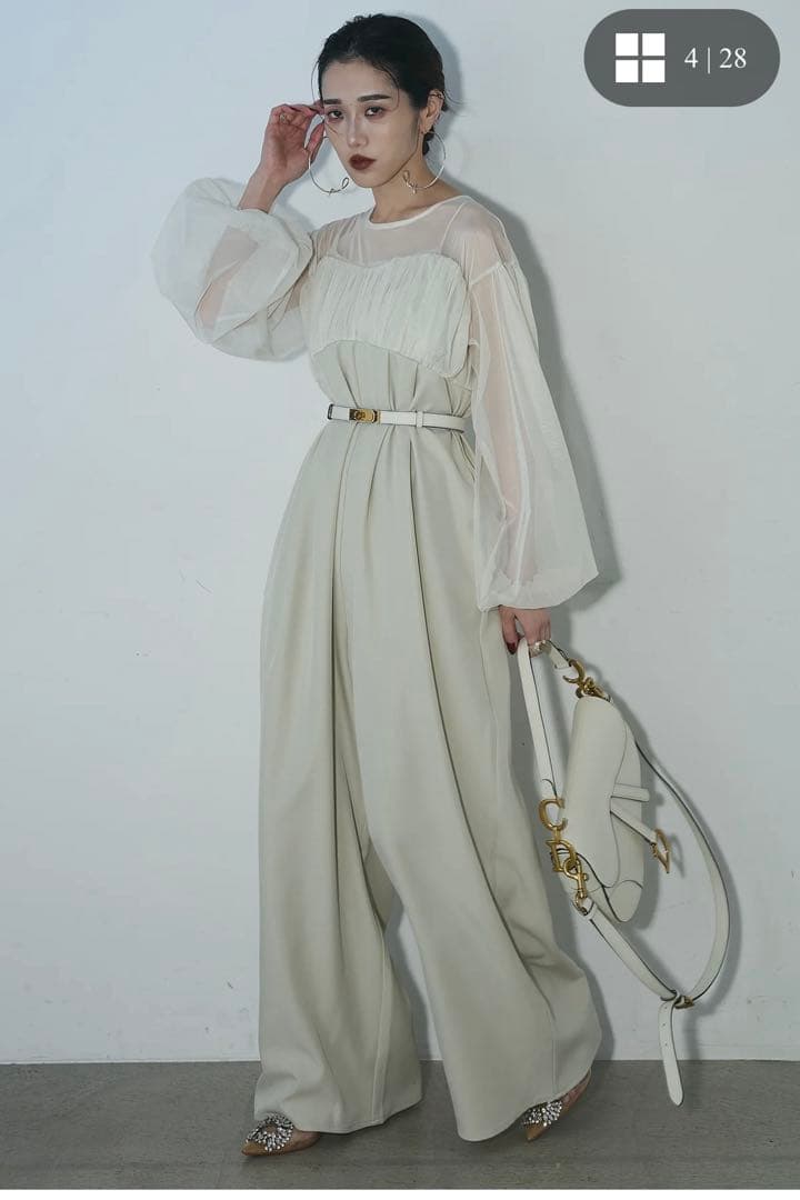 あさぎ【未使用タグ付】ANDREA &Co. ロンパース