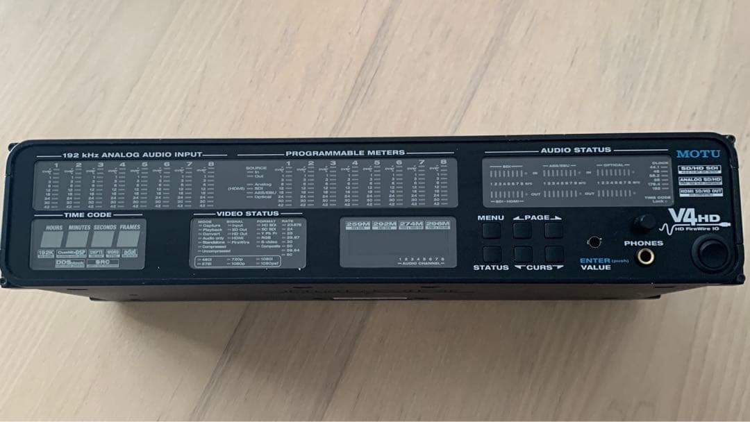 MOTU 4HD オーディオ-ビデオインターフェイス