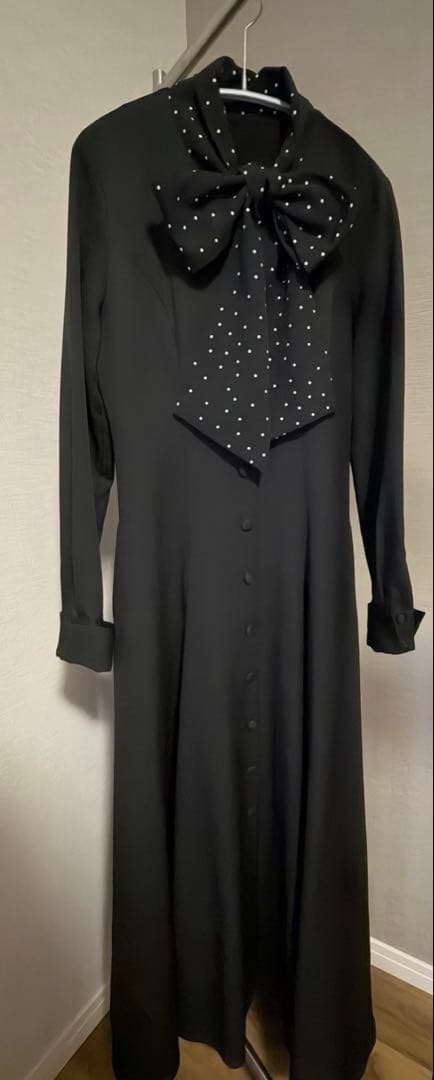 ドットボータイ　ダブルクロスワンピース