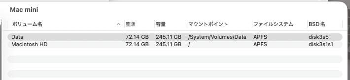 Apple mac mini M4 RAM16G SSD256G 美品
