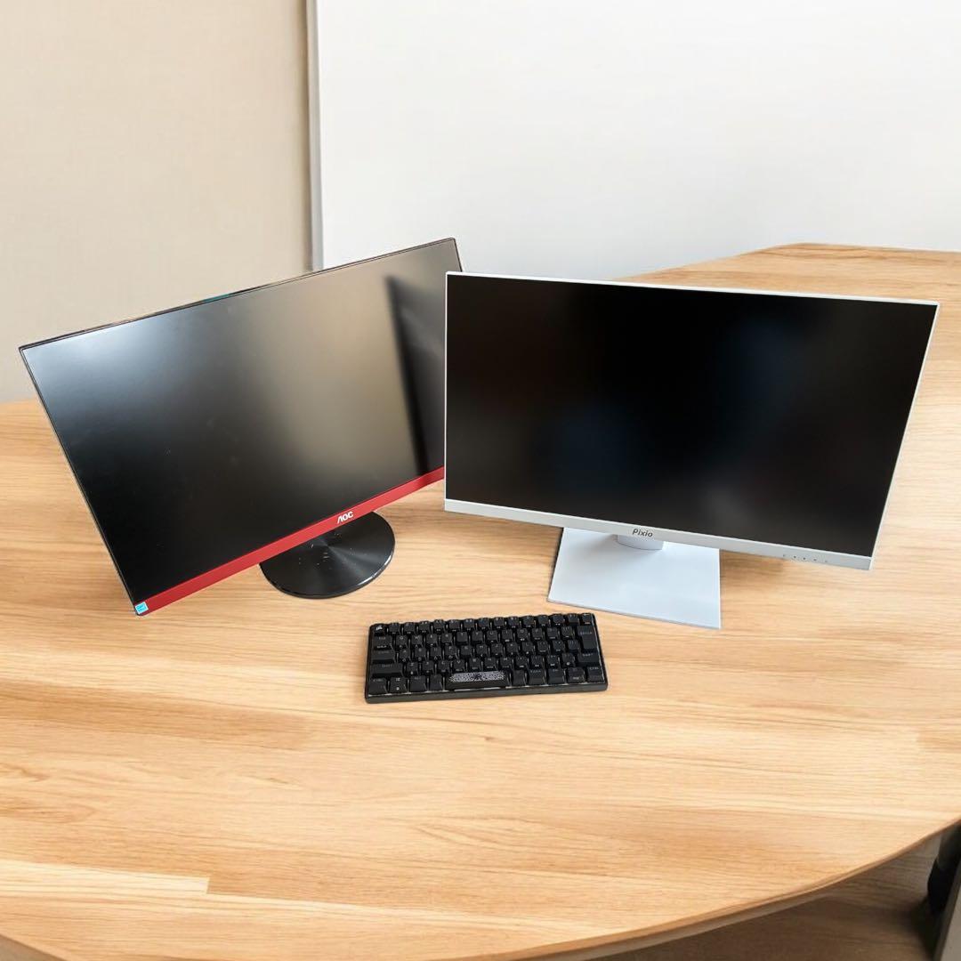 Pixio PX259AW AOC G2490VX/11 モニターセット