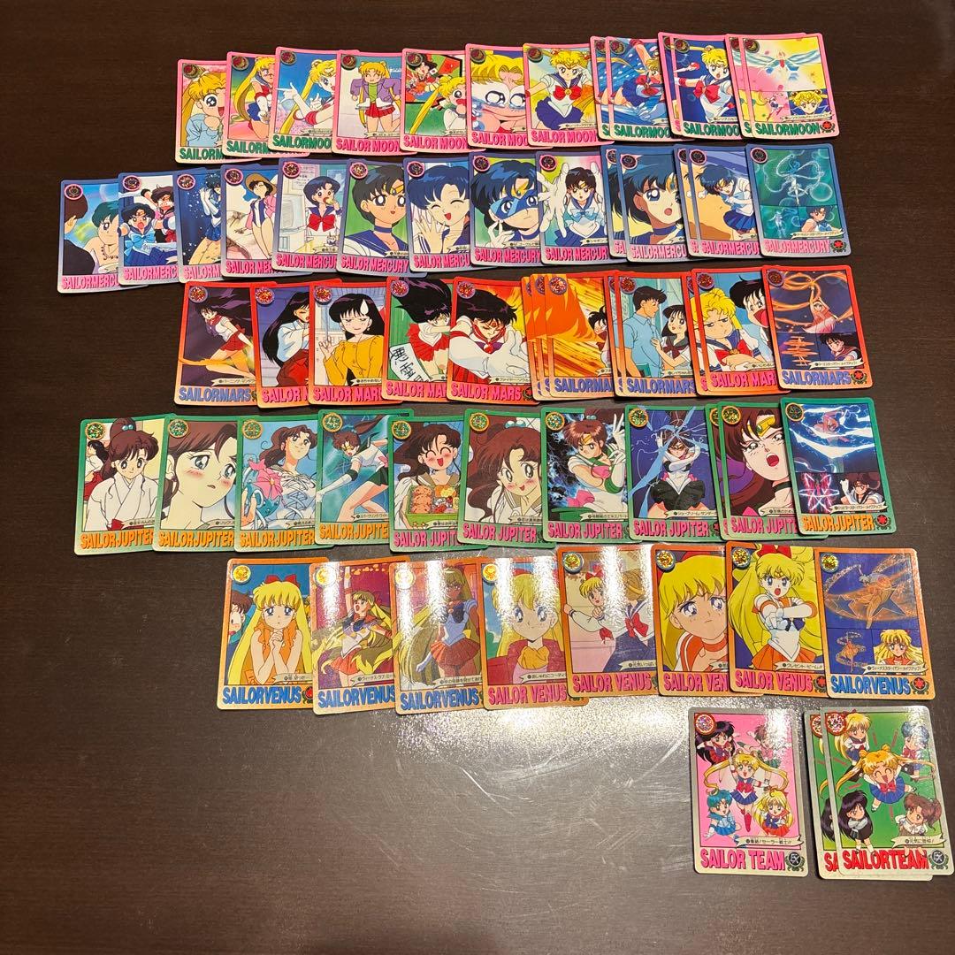セーラームーンカードダス　350枚越え（被りあり）