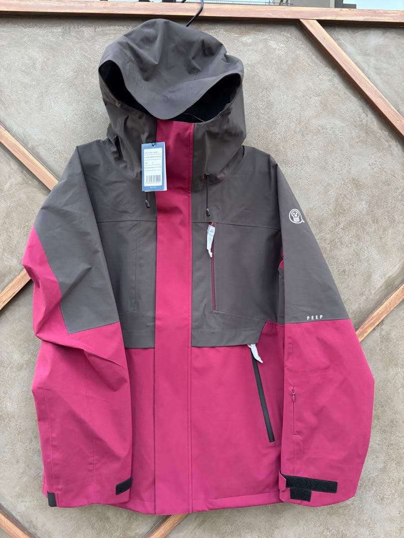 unfudge PEEP JACKET グレープ/チャコール XL