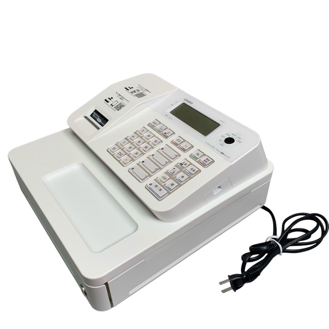 CASIO 電子レジスター SR-G3-EX ホワイト インボイス対応