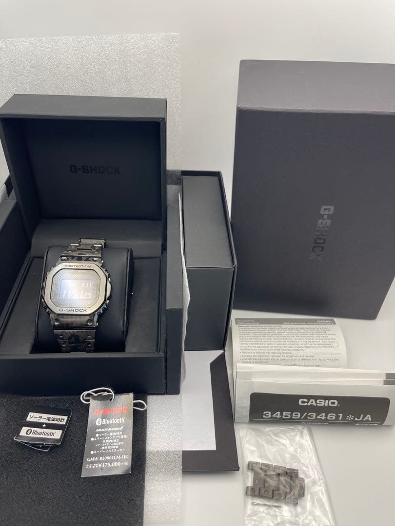 美品 G-SHOCK GMW-B5000TCM-1JR チタン カシオ迷彩