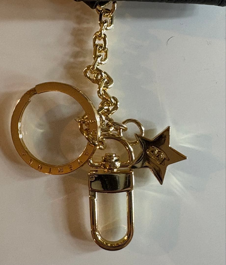 ボナベンチュラ　スターチェーンキーホルダー　ブラック