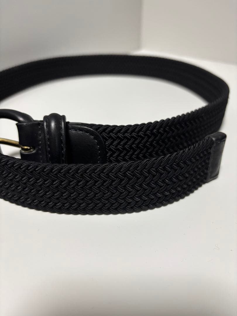 ANDERSONS メッシュベルト ブラック M