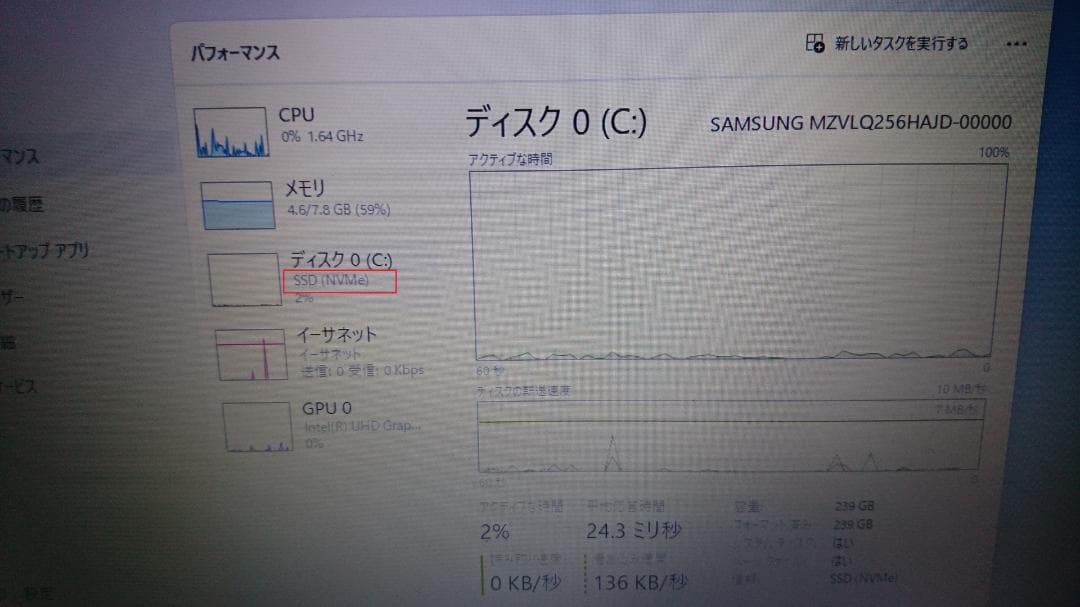 Win11 Dell vostro 15.6 i3 メ8G SSD 256GB