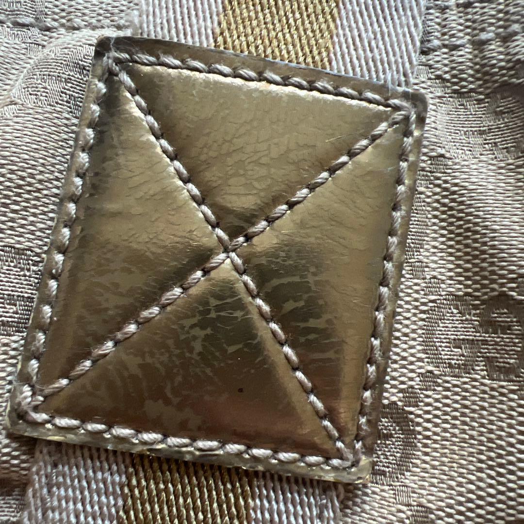 GUCCI トートバッグ ベージュ キャンバス ブランド