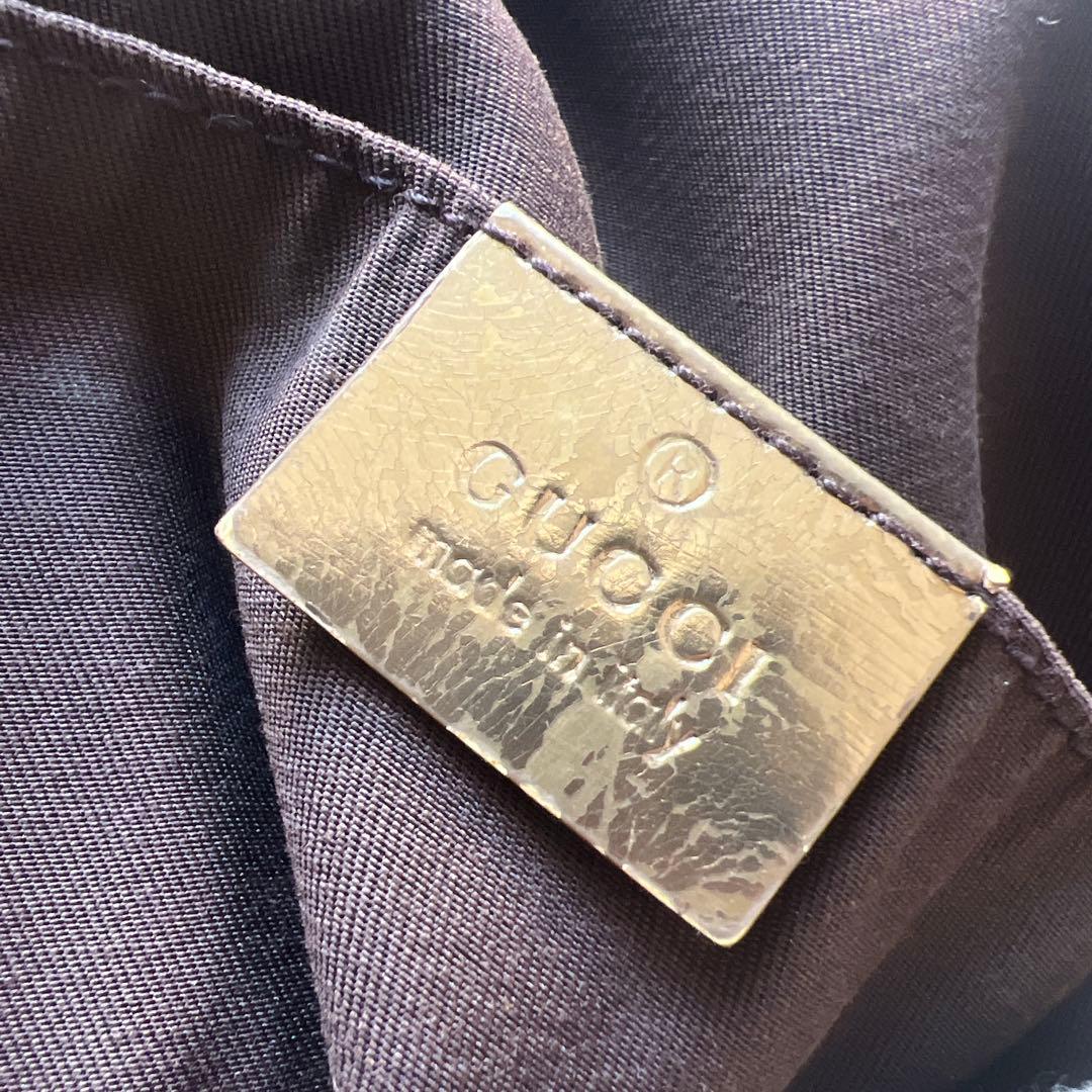 GUCCI トートバッグ ベージュ キャンバス ブランド