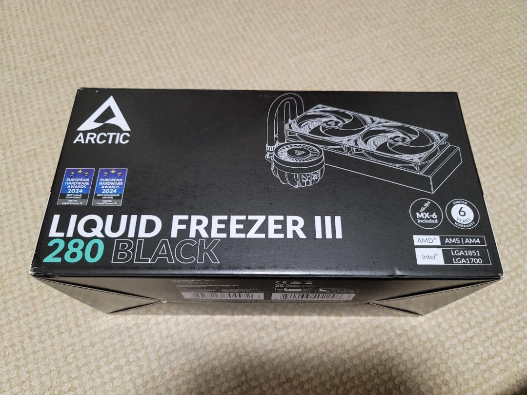PC用ファン・クーラー ARCTIC LIQUID FREEZER III 280 BLACK