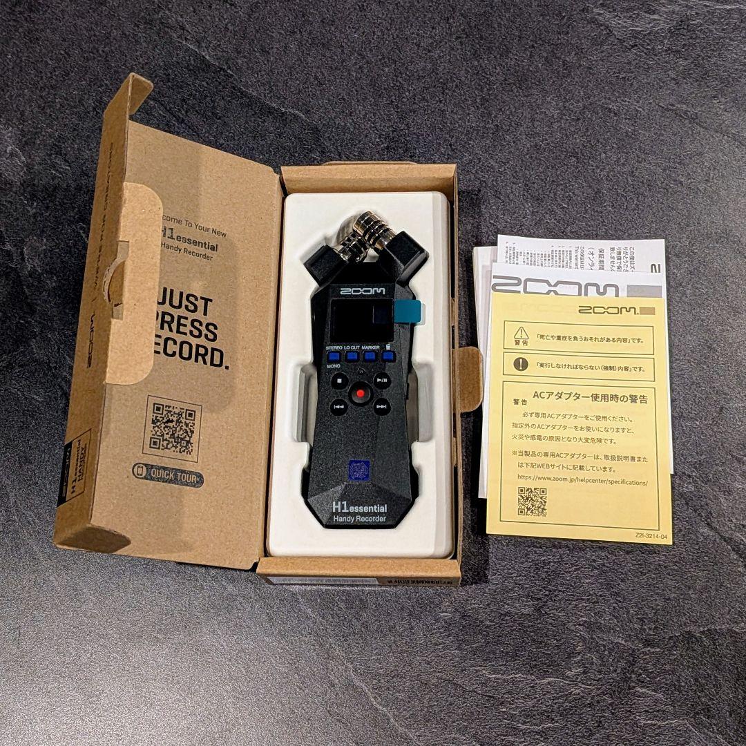 新品同様 ZOOM H1 essential ハンディーレコーダー