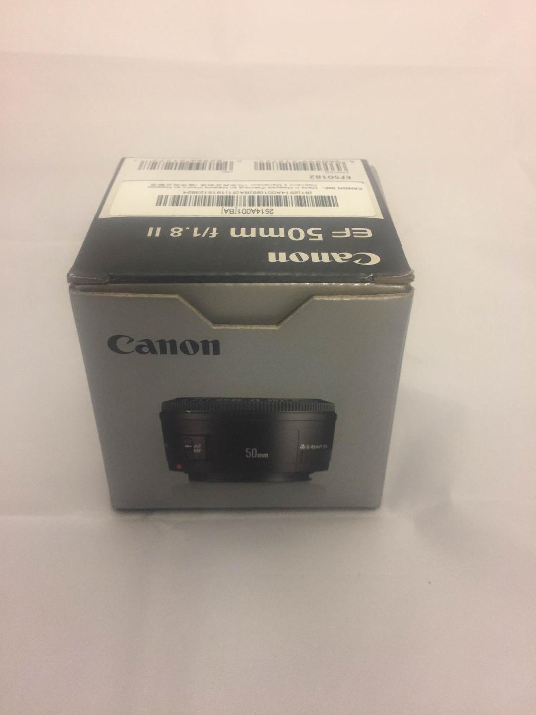 Ｃanon 50mm f/1.8 ll  新品未開封