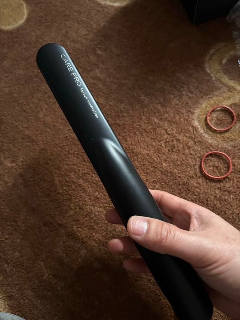 CAREPRO 超音波トリートメントアイロン ブラック