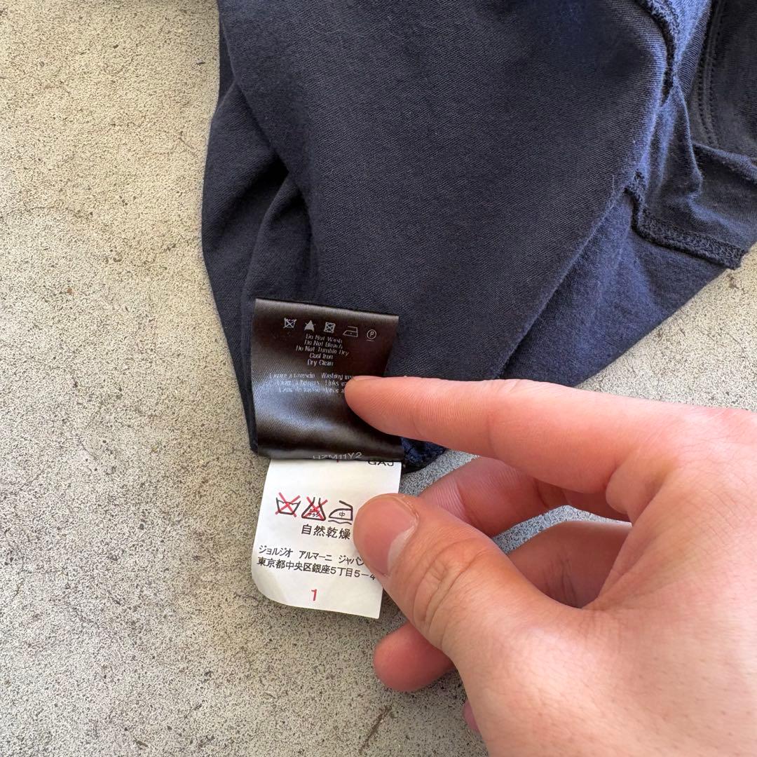 00s archive GIORGIO ARMANI ドッキング シャツ