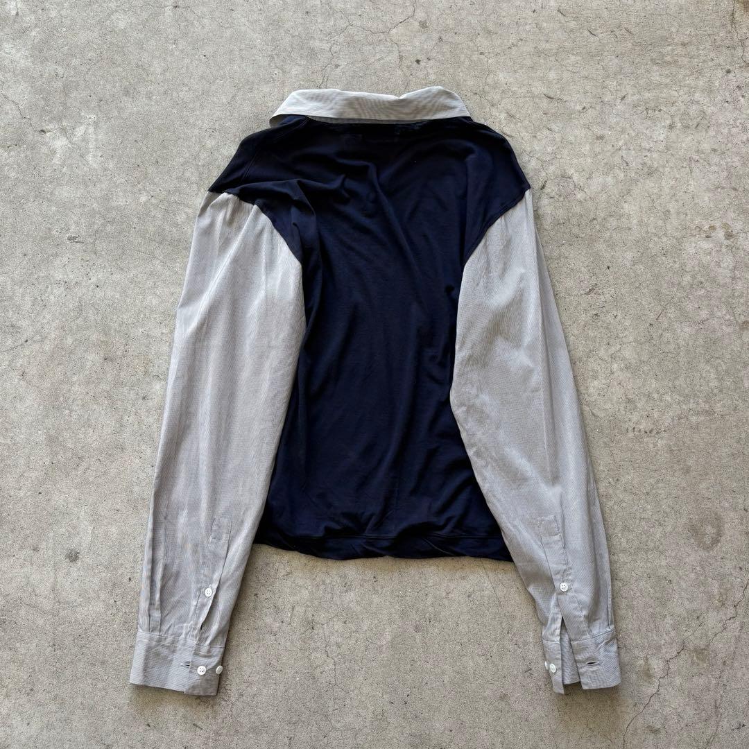 00s archive GIORGIO ARMANI ドッキング シャツ
