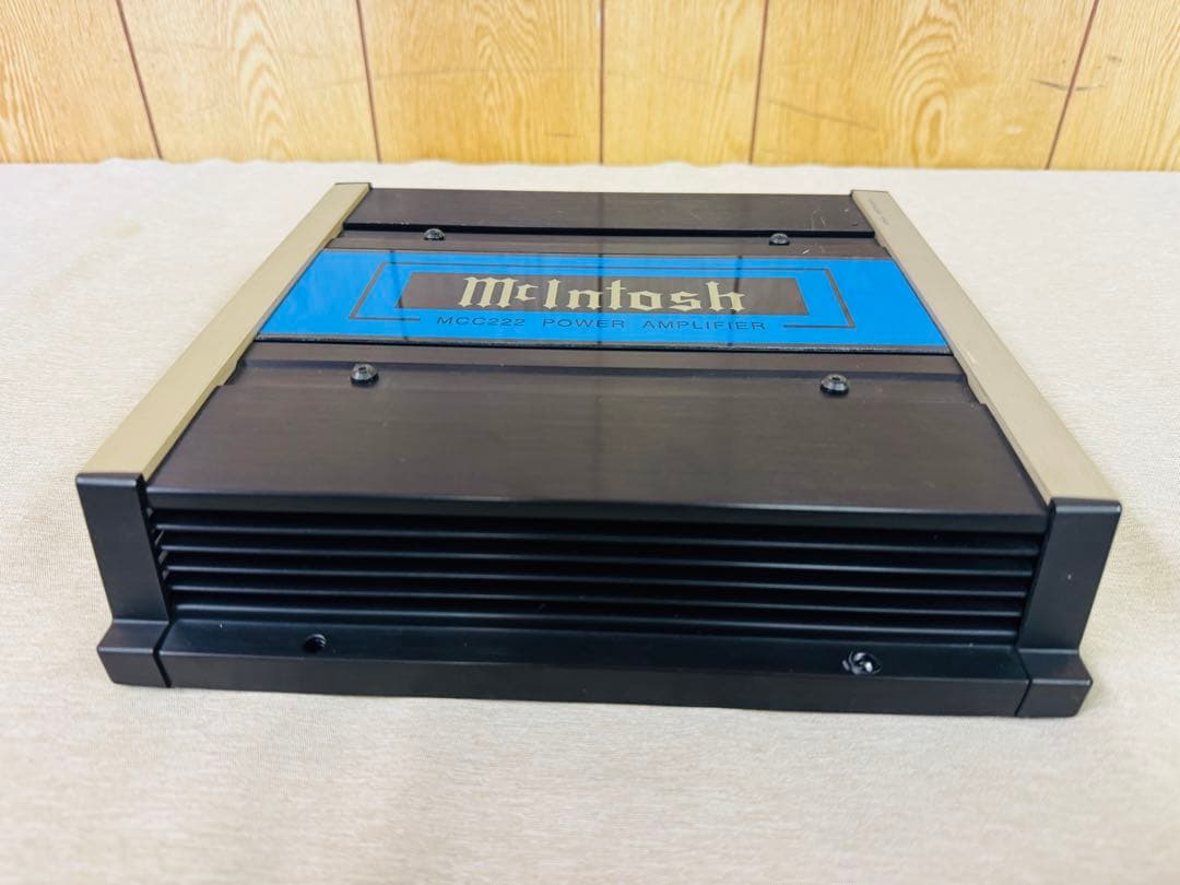 McIntosh マッキントッシュ MCC222 パワーアンプ 2ch×110W