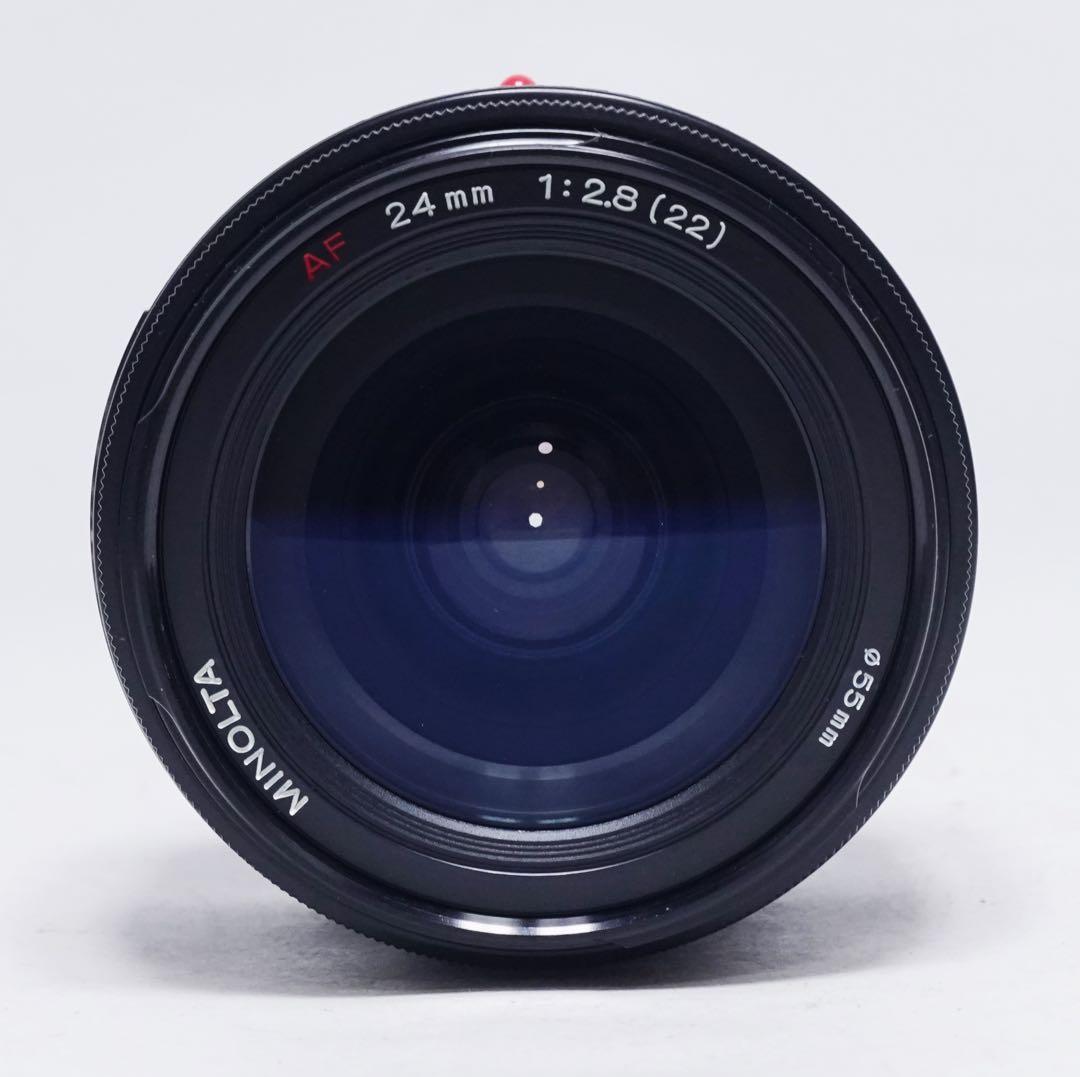 極美品 Minolta AF 24mm f2.8 広角 単焦点レンズ