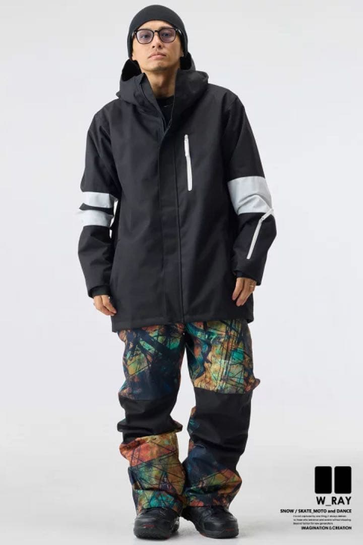 スノーボードウェア　上下セット　ダブルレイ