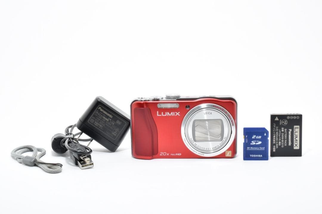 【値下げ歓迎・極美品】Panasonic LUMIX DMC-TZ30 レッド