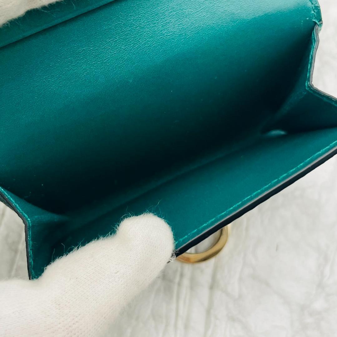 希少✨極美品/RFID搭載 BVLGARI カードケース　パイソン サークルロゴ